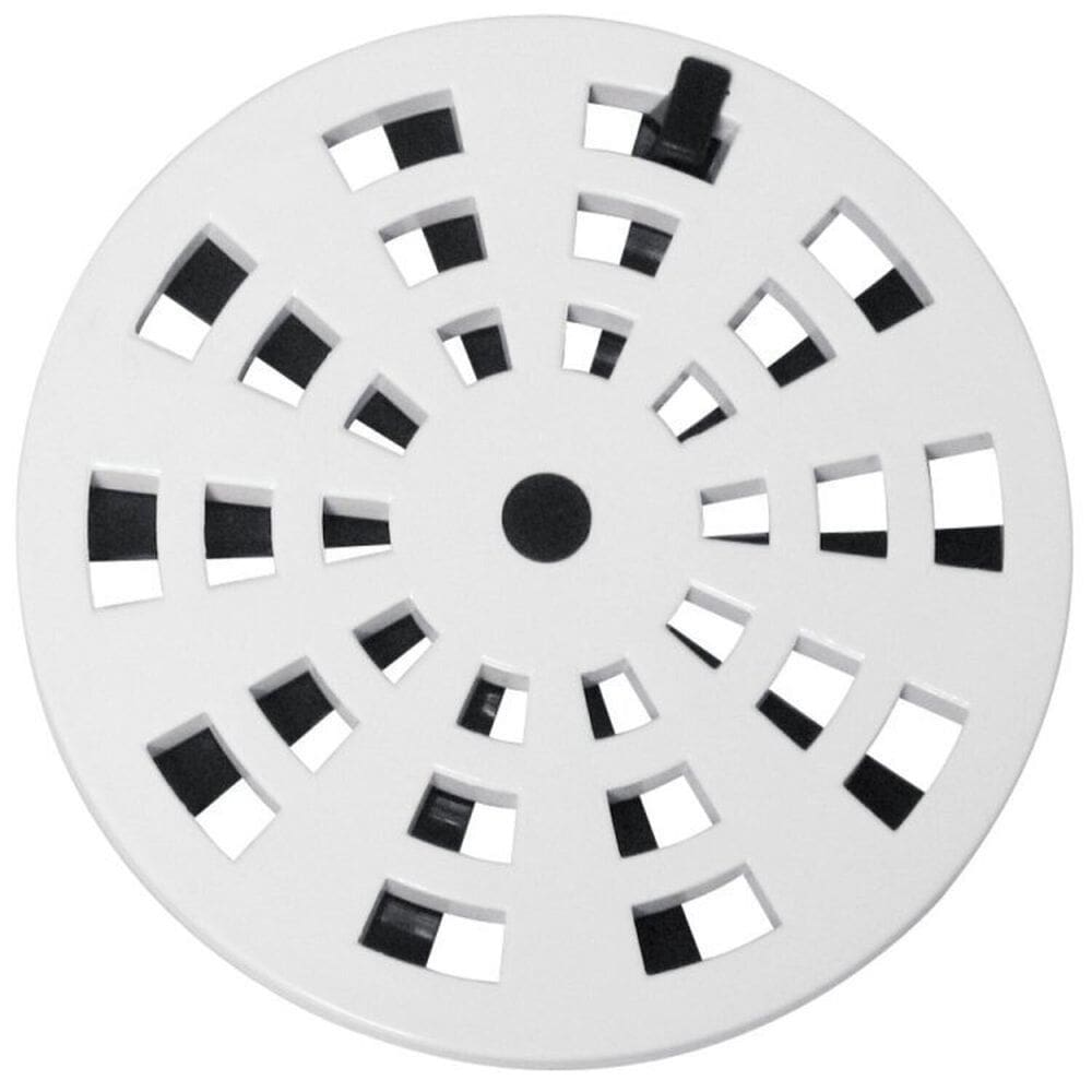 Kit 7 Grelha Redonda com Diâmetro de 15cm e com Anti-Inseto em PVC Astra Branco