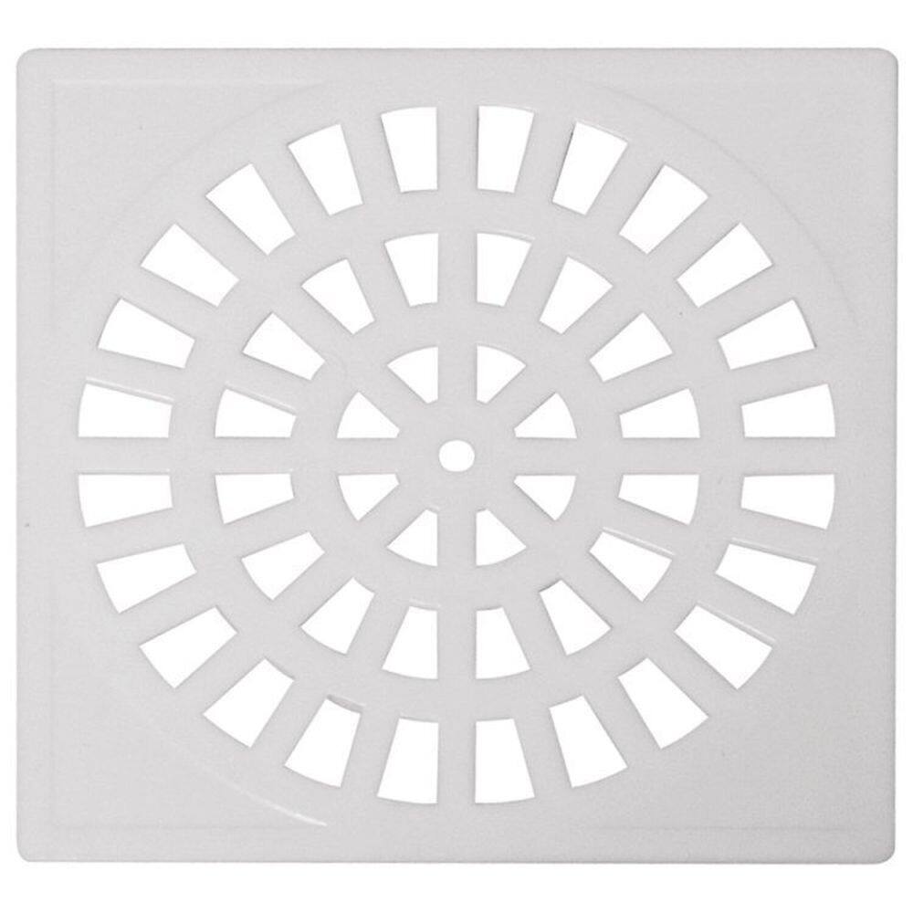 Kit 7 Grelha Quadrada 15x15cm em PP Astra Branco