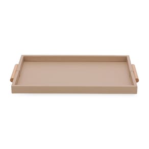 Bandeja Decorativa em Mdf com Revestimento em Pu Rosa 52cm 19344 Mart