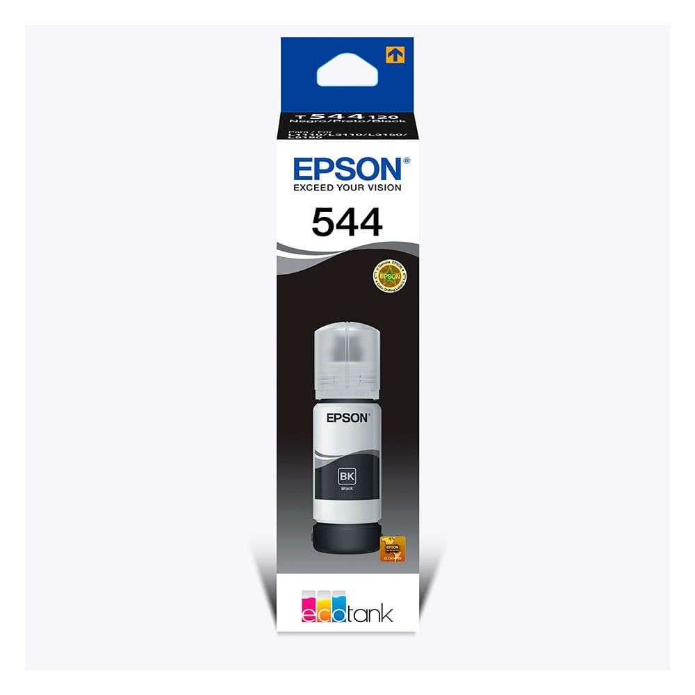 Garrafa para Ecotank Preto T544-T544120 1Uni 65ml Epson