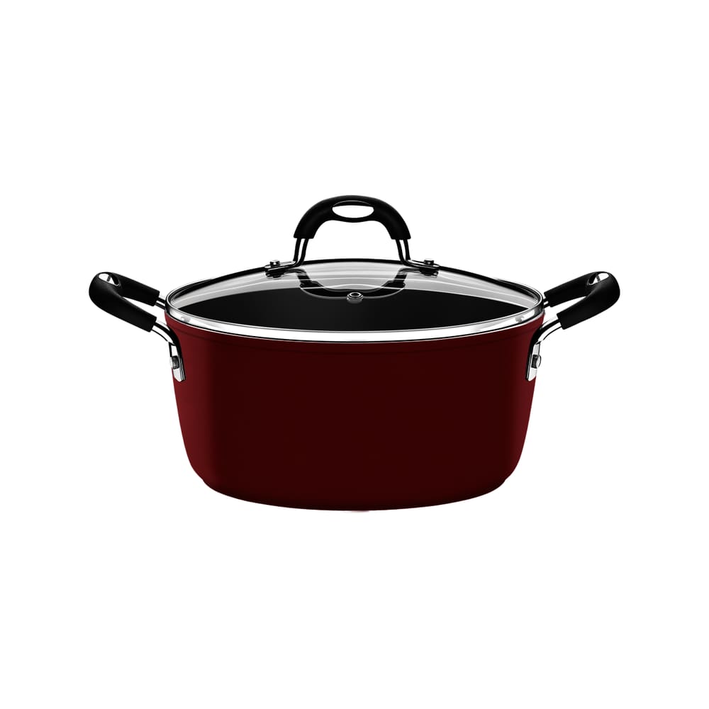 Caçarola Tramontina Mônaco Vermelha 22cm 3,5L