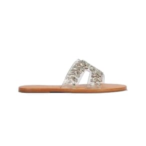 Sandalia Rasteira Vinil Glam Schutz Feminino