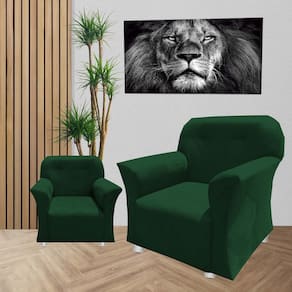 Combo Poltronas Amamentação Reforçadas Jolie Para Mamae e Jolie Infantil Verde