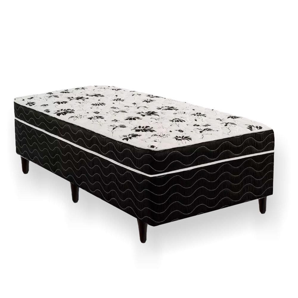 Cama Box com Colchão Conjugado Solteiro - Ortobom - Union Ortopedic 88x188x55cm