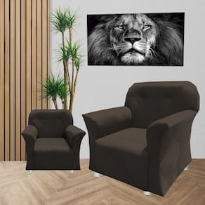 Combo Poltronas Amamentação Reforçadas Jolie Para Mamae e Jolie Infantil Marrom