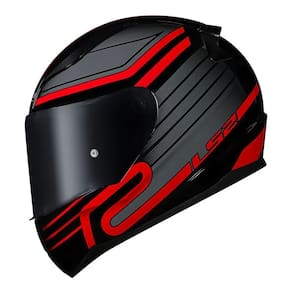 Capacete LS2 FF353 Rapid Circuit Preto e Vermelho