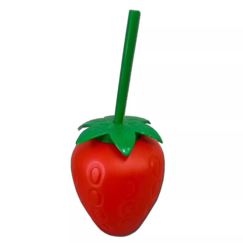Copo Fruta Morango 500 ML Injetemp 3 unidades