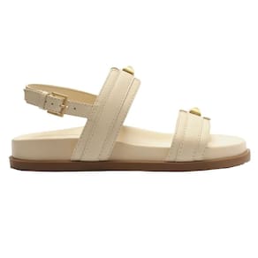 Sandália Papete Arezzo Tiras Tachas Panacota