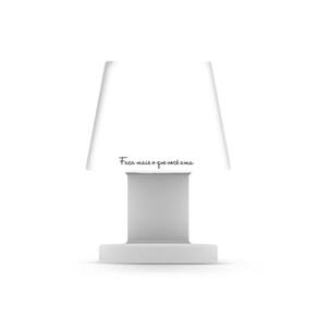 Luminária Abajur de Mesa Pequena Faça Mais