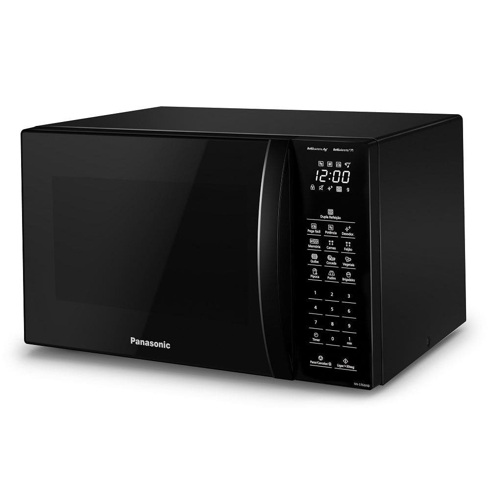 Micro-ondas Panasonic 34L Dupla Refeição 900W NNST66NBRUN