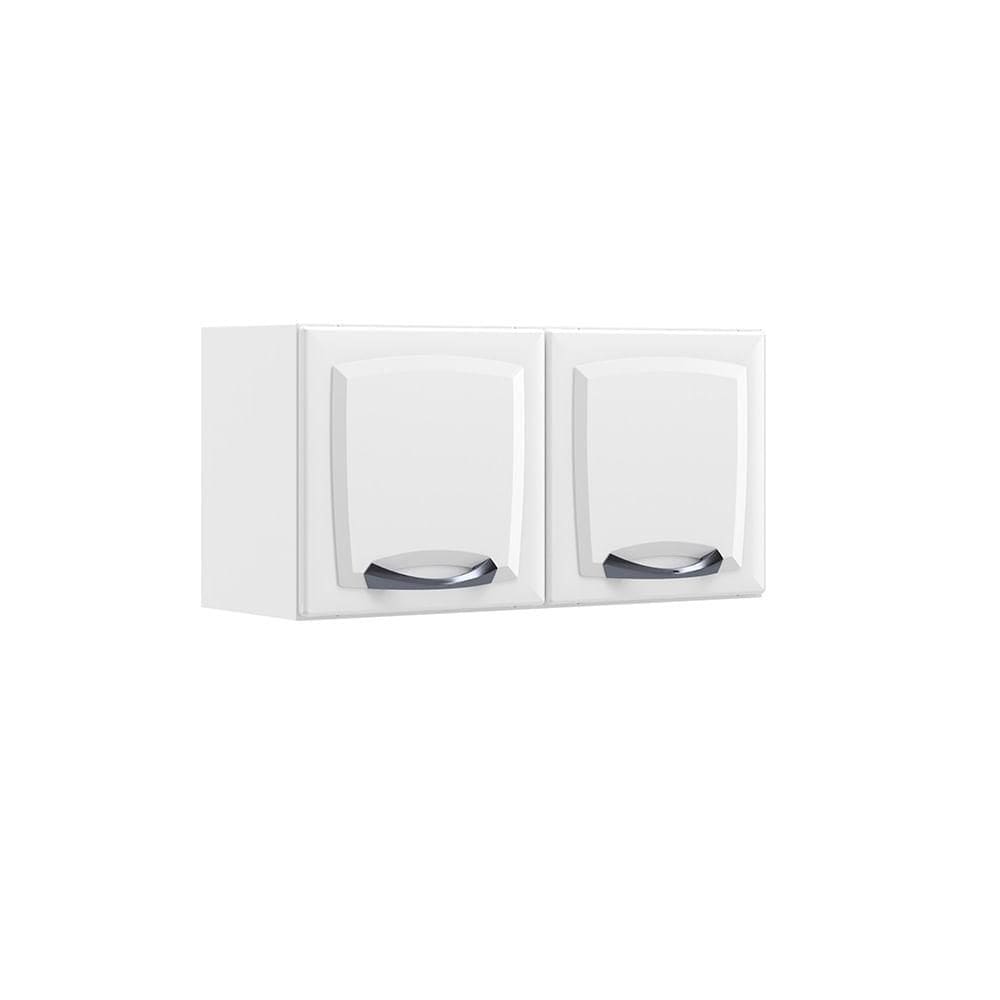 Armário Aéreo de Cozinha Branco 2 Portas Gel New Premium