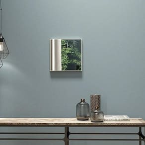 Espelho Decorativo Quadrado 60cm Off White Dalla Costa