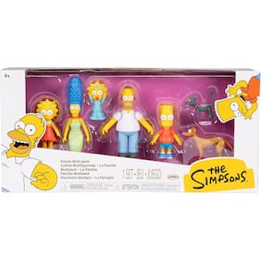The Simpsons Multi Pack Com 7 Figuras Articuladas Jakks Pacific