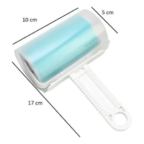 Rolo Adesivo Reutilizável Removedor de Pelos Easy Clean Roxo