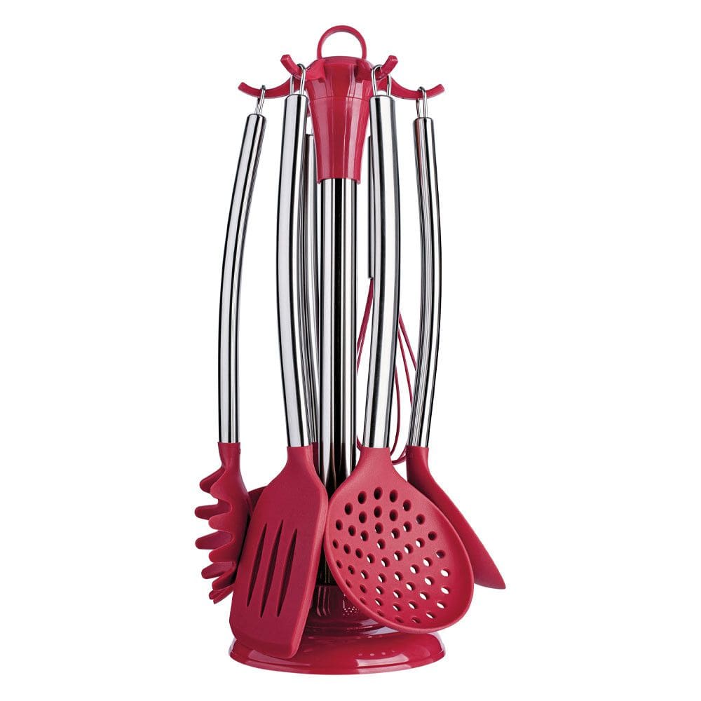 Conjunto de Colheres Euro Silicone 7 Peças