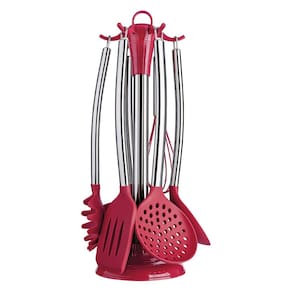 Conjunto de Colheres Euro Silicone 7 Peças