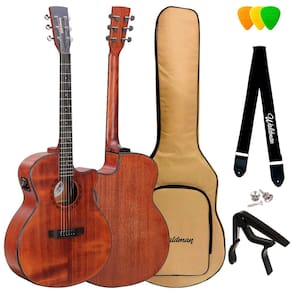 Violão Elétrico Grand Auditorium Waldman Anápolis Sólido Gcex-1141 Am