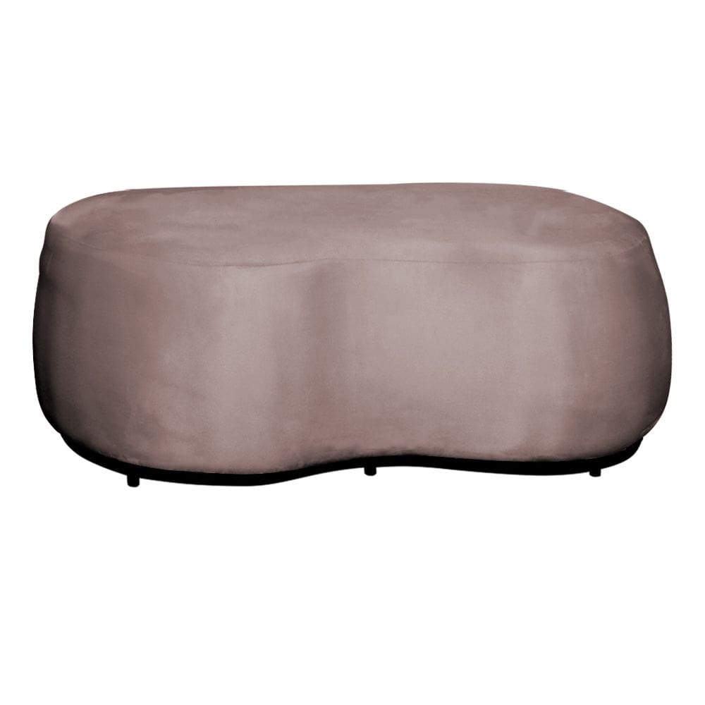 Puff Decorativo Beatriz Veludo Rosê - Montanaris Decor