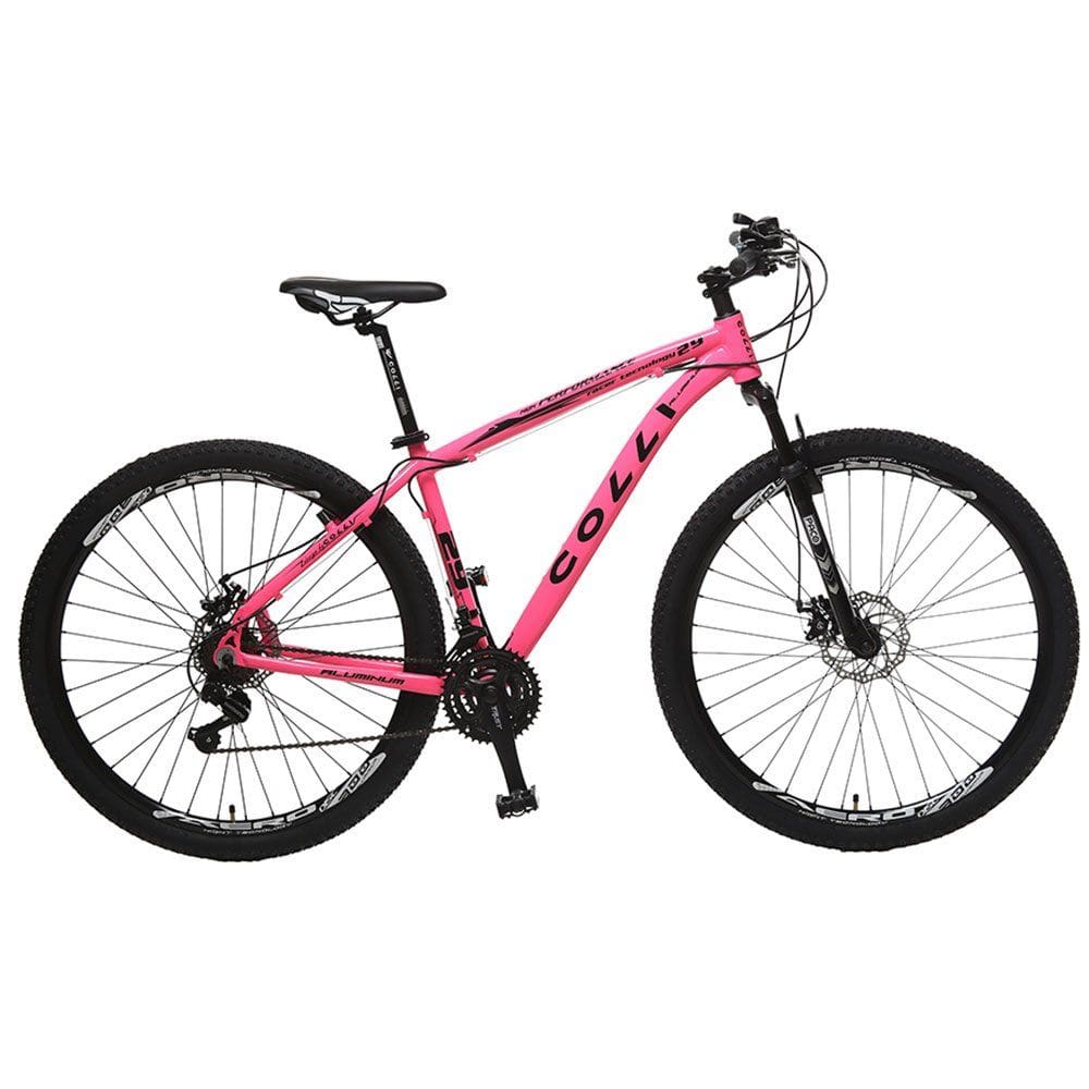 Bicicleta Colli Quadro em Alumínio 21 Marchas Aro 29 Freio a Disco Kit Shimano
