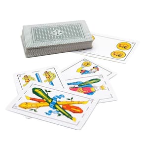 Kit 10 Baralhos Espanhol Truco 40 Folhas De Papel