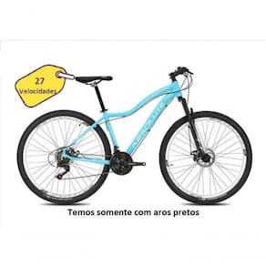 Bicicleta Aro 29 Absolute Hera Alumínio 27v Freio A Disco Mecânico Garfo Com Suspensão - Azul Tam.17