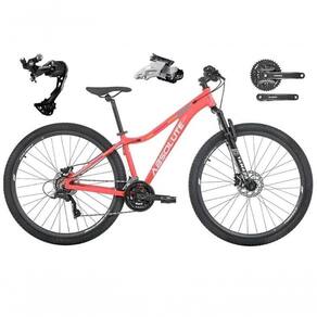 Bicicleta Aro 29 Absolute Mia 3 Feminina Câmbio Shimano Deore E Altus 27v Freio Hidráulico Garfo Trava - Rosa Tam.16.6