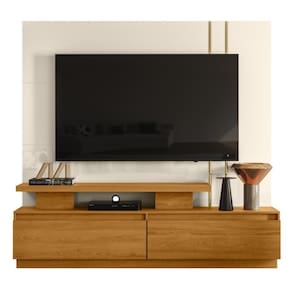 Home Para Tvs 75" Com 2 Gavetas Richmond Cinamomo Off White