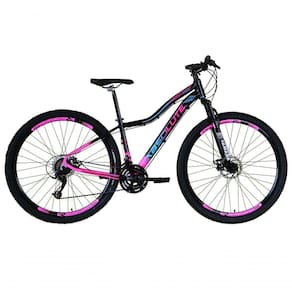 Bicicleta Aro 29 Absolute Hera Feminina Alumínio 21v Freio A Disco Garfo Suspensão Preto-rosa 15