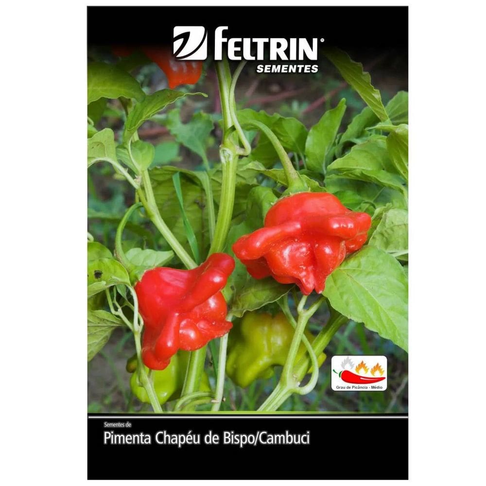 Sementes de Pimenta Chapéu de Bispo (Cambuci) FELTRIN