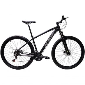 Bicicleta Aro 29 Ksw Xlt 24v Freio A Disco Suspensão Mountain Bike Alumínio Preto-prata 19