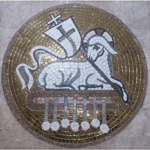 Símbolo Sacro I Cordeiro De Deus - Símbolo De Cristo Tamanho 120cm