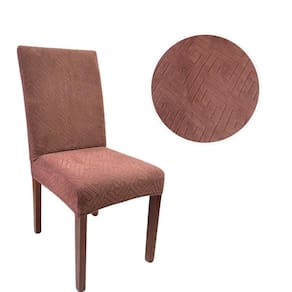 Kit 6 Capas De Cadeira Linha Gold Egípicia Marrom Escuro