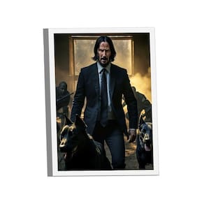 Quadro John Wick Dogs -- Br Artes