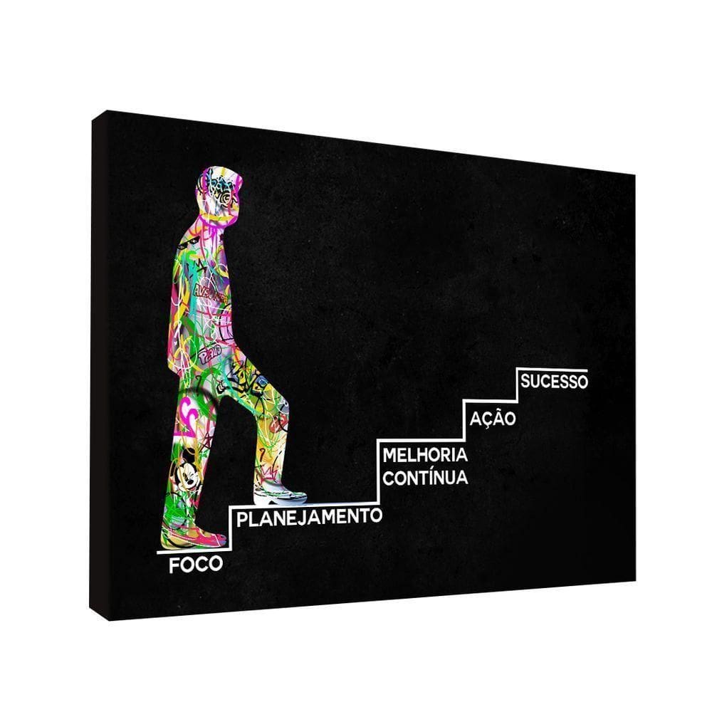 Quadro Degraus Do Sucesso -- Br Artes