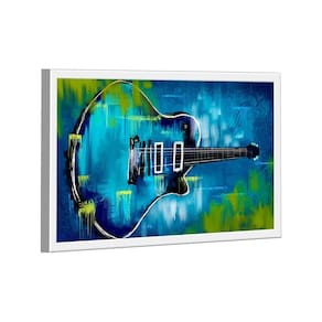 Quadro Blue Guitar -- Br Artes