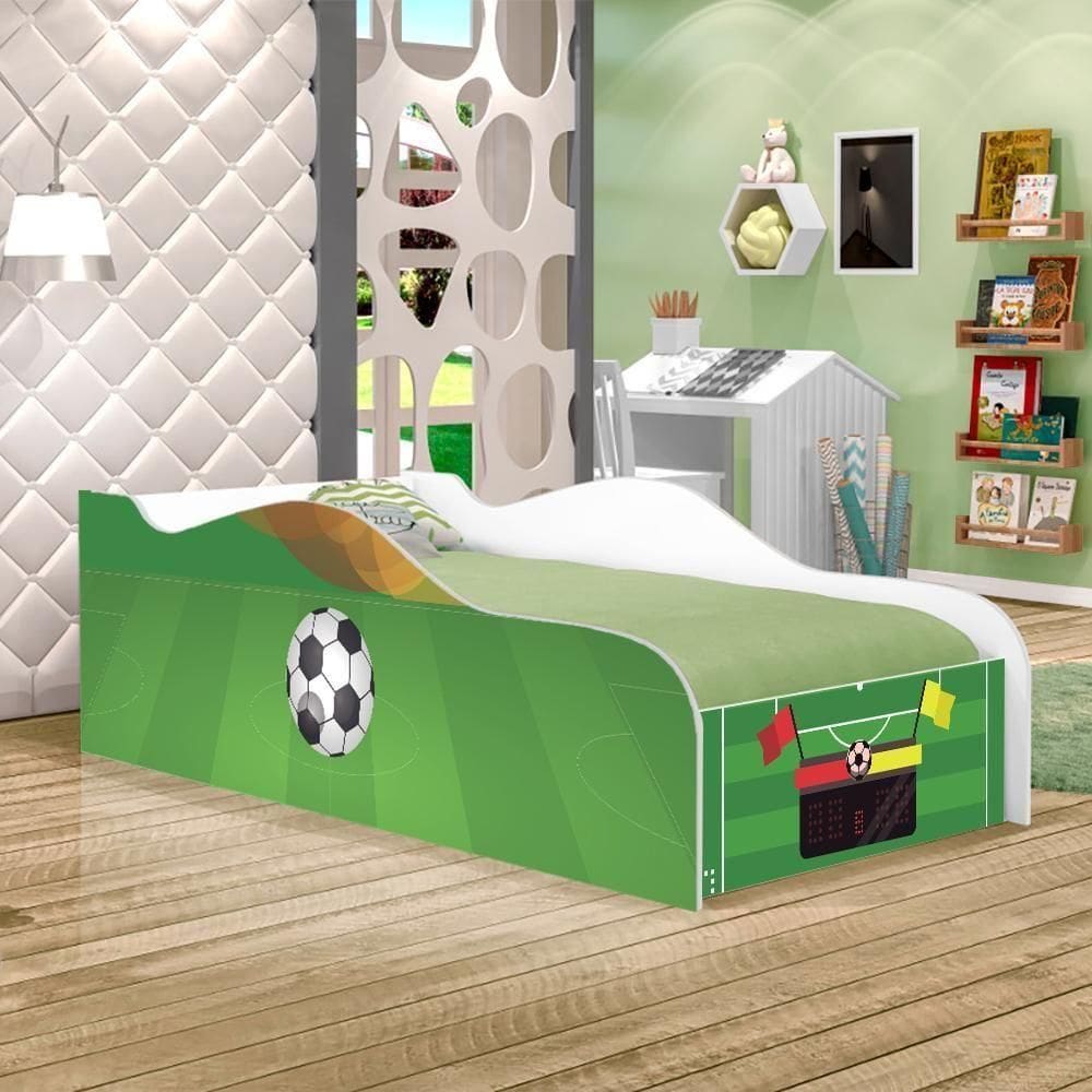 Cama Fun Campo De Futebol Solteiro