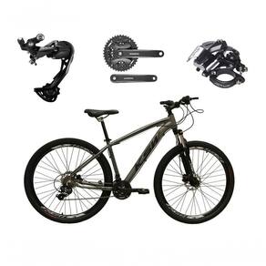 Bicicleta Aro 29 Ksw Xlt Alívio E Altus 27v Freio Hidráulico Garfo Trava - Grafite Tam.21