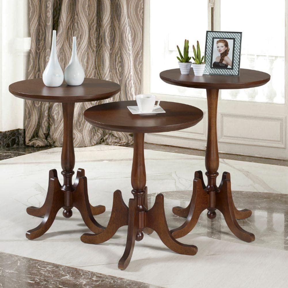 Mesa Apoio Alta Madeira Imbuia G