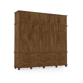 Guarda-roupa Com 5 Portas Nancy Malbec