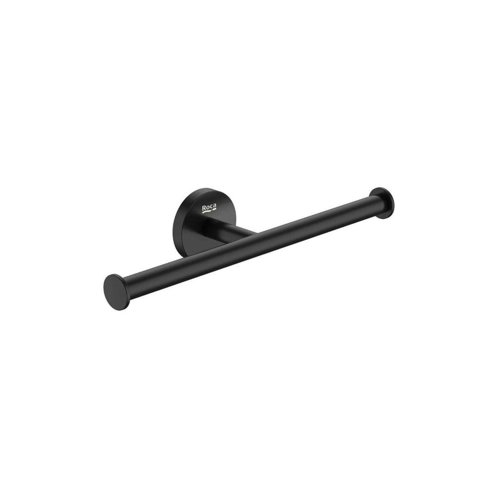 Papeleira Dupla Hotels Linha Round Roca 6.7cm X 29.3cm X 9cm Matte Black