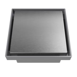Kit 3 Ralo Oculto Quadrado de 15x15 com Tampa em Inox Astra Inox