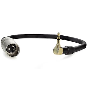 Cabo Adaptador P2 Estereo 90 Graus Para Xlr Macho - 50 Cm