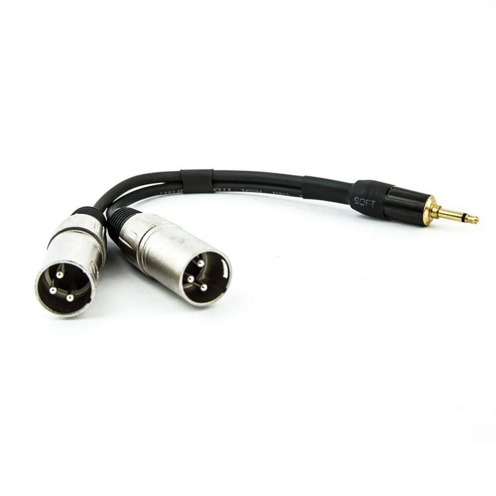 Cabo P2 Mono Para 2 Xlr Macho 30 Cm
