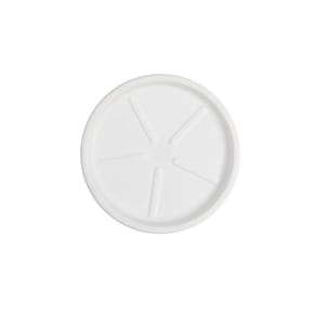 Base Redonda 20 X 3 Cm Cor 06 - Branco Sólido