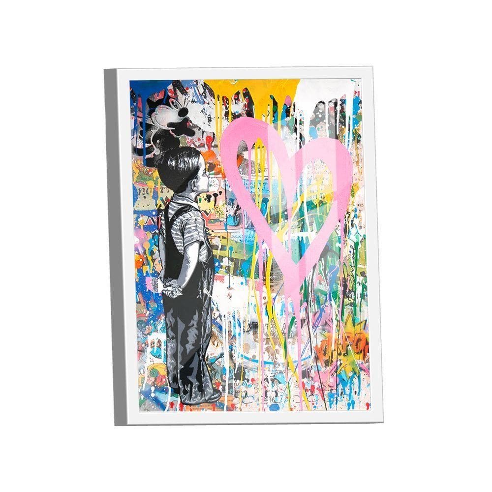 Quadro Amor E Paz -- Br Artes