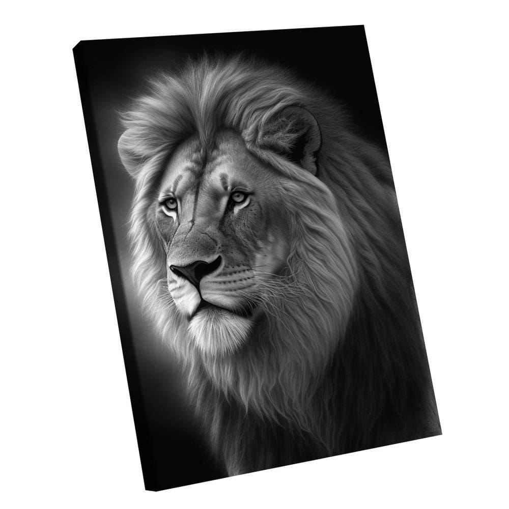 Quadro Black White Lion -- Br Artes
