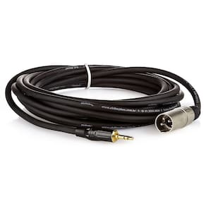 Cabo Profissional Xlr Macho Para P2 Macho Estereo - 10 Metros