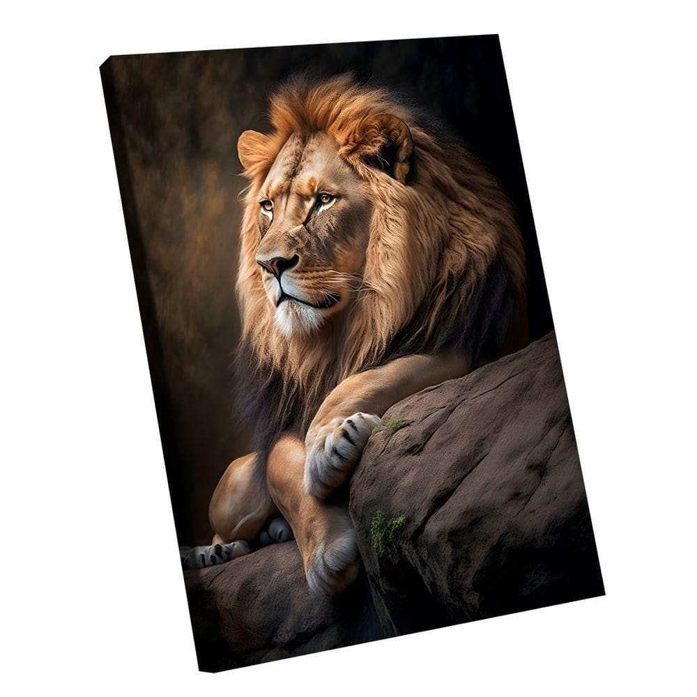 Quadro Leão Maestro -- Br Artes