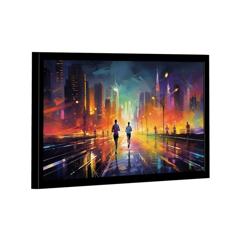 Quadro Corrida Fitness Neon -- Br Artes