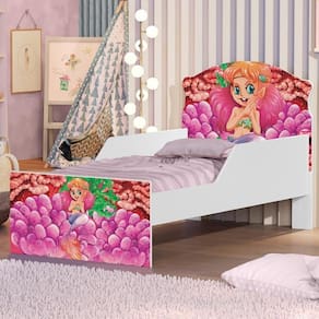 Cama Infantil Sereia No Mar Com Colchão